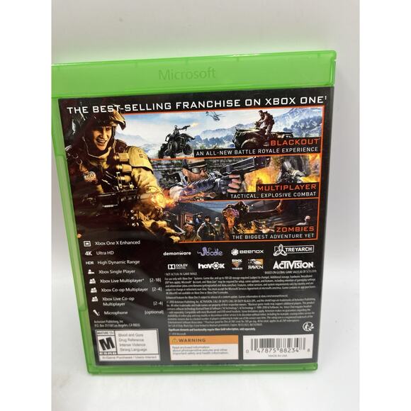 Call of Duty: Black Ops 4 - Microsoft Xbox One Video Game Rated M Tested - Picture 2 of 5